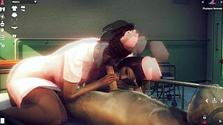 3D animation HS2 featuring two nurses 😊