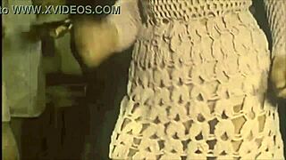 Black on black vintage scene