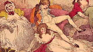 i'm totally obsessed with these vintage erotic cartoon drawings from way back