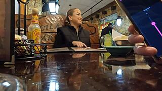 Alexis Kay's Christmas Toy Test: Public Tease to Bedroom Creampie