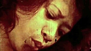 Black on black vintage scene