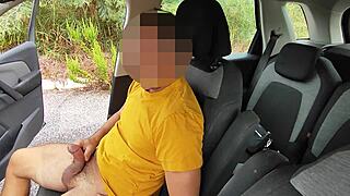 Caught flashing in public parking lot