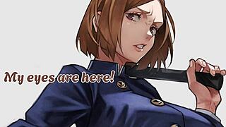 Hey, Nobara blackmails you into harsh femdom submission with CBT humiliation!