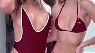 Hot milf Boutinela in sexy costumes and hot bikini scenes