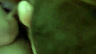 Young wife with natural boobs sucking and fucking for cash