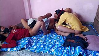 real threesome with friend banging girlfriend hard