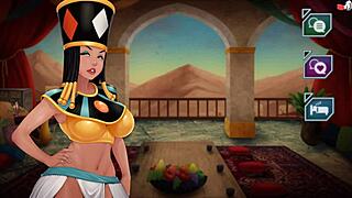 In dragon ball divine adventure part 43, the goddess performs a tit job.