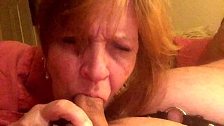 Granny's old-school oral skills shine in throwback sucking session.