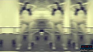 Sexy Brunette Models Stripping Fully for Playboy Shoot