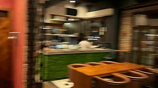 Blowjob in restaurant!