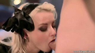 Just a mystery woman pleasing with a hot blowjob.