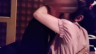 Japanese Waitress Serves Erotic Blowjob and Raw Creampie!