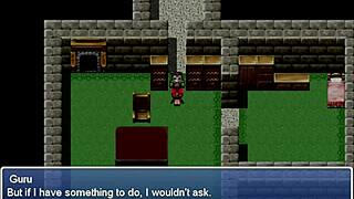 Reimu and friend get intense anal sex with monster cocks in garage