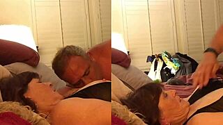 I watch Granny Carmen's missionary cum orgasm, so hot and close-up.