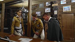 Titan Discovers His Monster Cock For Rough Face Fucking