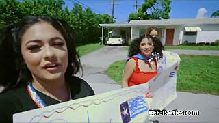 Cuban Cock Pleasing Foursome!