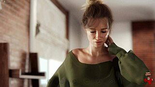 teen 18+ enjoys anal plug fun in zenos anthology ep 31 with see-through game