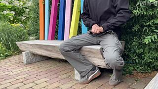 wanna cum with a sexy milf on a park bench?