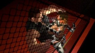 Anime Cow Girl Pounded Hard Against The Cage