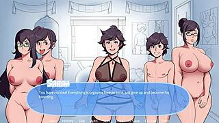 guy dominates step mother and sisters in bdsm doggystyle creampie