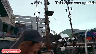 Great Camel Toe And Big Ass In Tight White Suit By Jeny Smith!