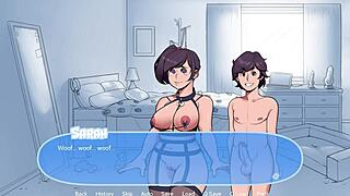 guy dominates step mother and sisters in bdsm doggystyle creampie