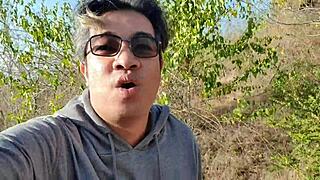 exploring in the tall grass with a beautiful blonde