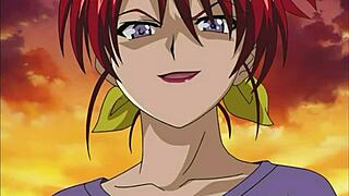 legend of the pervert chikan footjob scene