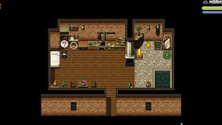 In the lost lagoon harem game, a cute girl with huge tits slips into the bathtub and reveals her wet pussy.