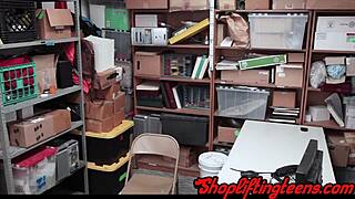 Real Shoplifter Sucks Cock and Gets Fucked by Cop on Hidden Cam