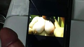 Texas mature brunette receives cumtribute on her big tits and ass from big cocks!