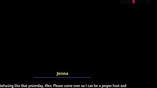 Dreams of desire - alex watching jena taking shower