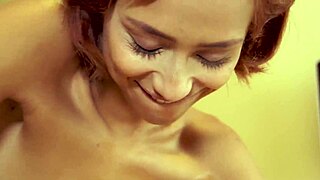 veronica leal licks an oiled latina body in a casual setting