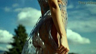 Hey, watch model Victoria Mur caress her sexy shaved body so sensually!