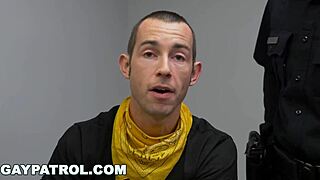 gay patrol - pimp busted, his gay hoes take cop dick rough