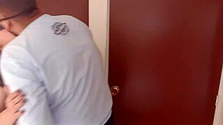 Bored wife fucks colleagues in threesome! Watch her go wild!