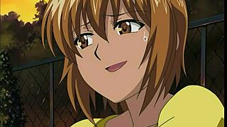 legend of the pervert chikan footjob scene