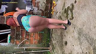 I hired a latina with big ass who sucked my dick 😍