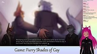 Vtuber Lewdneko Explores Furry Shades of Gay Game