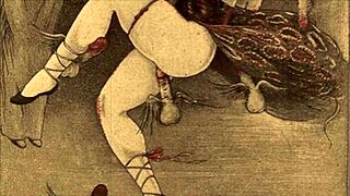 Vintage Erotic Illustrations Showcase Classic Anime and Hentai Art Styles