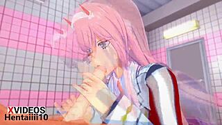 Zero Two Blowjob Hentai With Japanese Sexy Amateurs And Anime Sucking