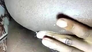 i finger my black ass until it cums all over