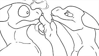 嘿，看这疯狂的同志兽人兽交合集！🐾