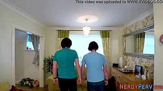 Leeds Geek Cum Sprays First Time!