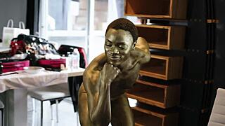 Ever seen artsy lesbians like Alexis Fawx and Ana Foxxx paint and scissor?