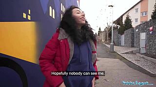 Public agent teen loses at rock paper scissors and gets hardcore fucked outdoors