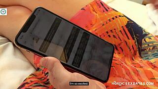 Finnish wife's wild fantasy with a mysterious dominating man