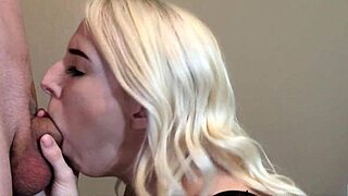 A big dick lover gets a facial with cum from a big cock