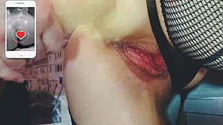 the chick with a large ass received huge anal pounding, teasing for more?