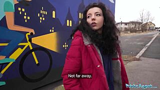 Public agent teen loses at rock paper scissors and gets hardcore fucked outdoors